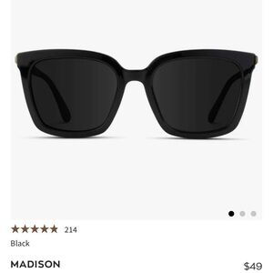 WMP Madison Classic Black Sunglasses